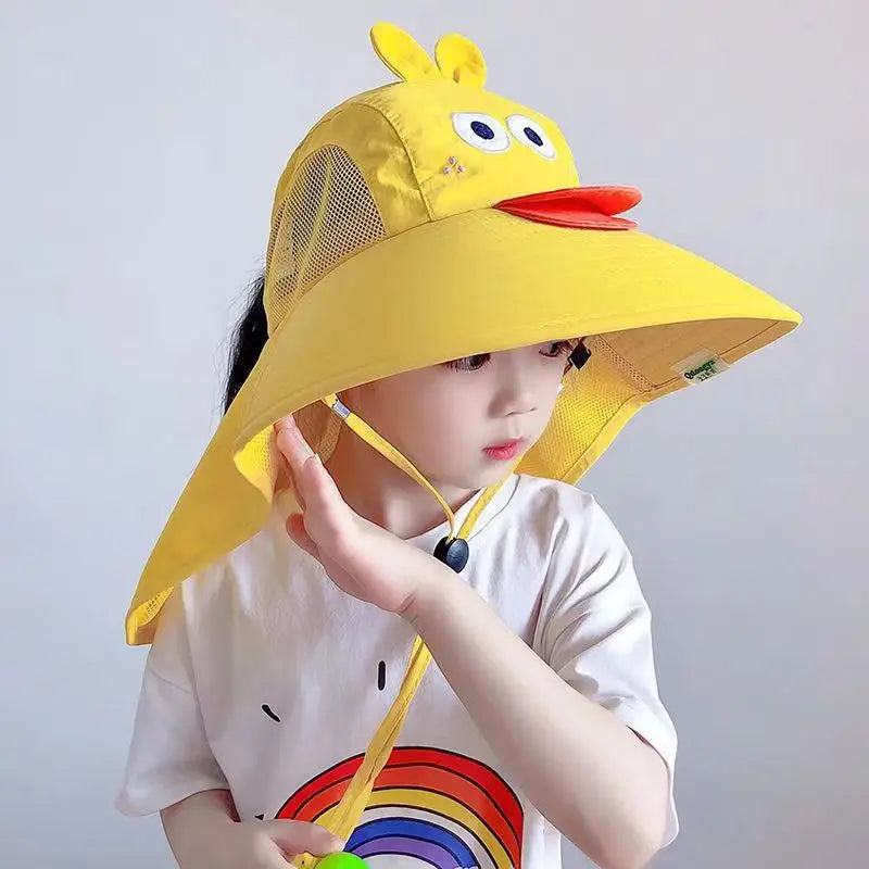 Kids UV Protection Beach Hat – Cute Sun Hat for Toddlers & Children