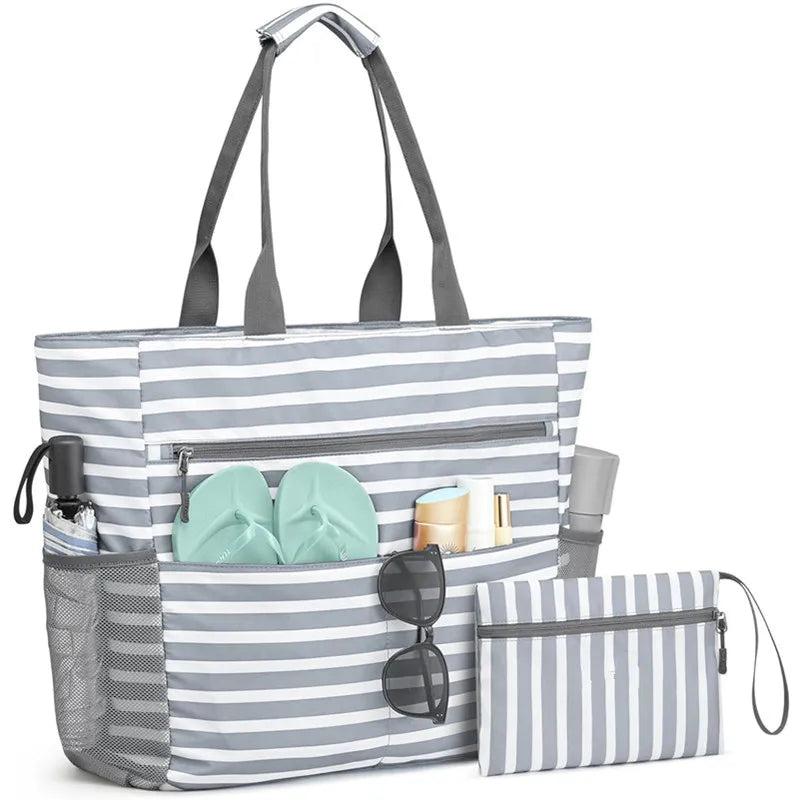 Waterproof Foldable Tote Bag – Beach, Camping & Travel