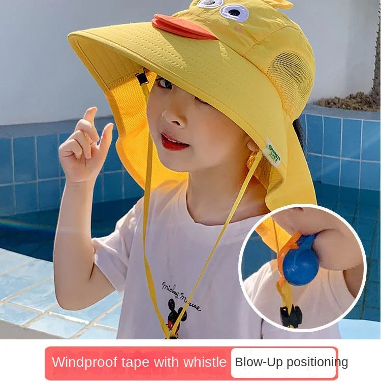 Kids UV Protection Beach Hat – Cute Sun Hat for Toddlers & Children