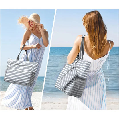Waterproof Foldable Tote Bag – Beach, Camping & Travel